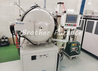 vacuum brazing furnace in lab