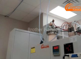 vertical tube furnace in usa customer lab 220714-2