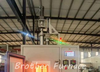 Controlled atmosphere furnace with auto mixing system